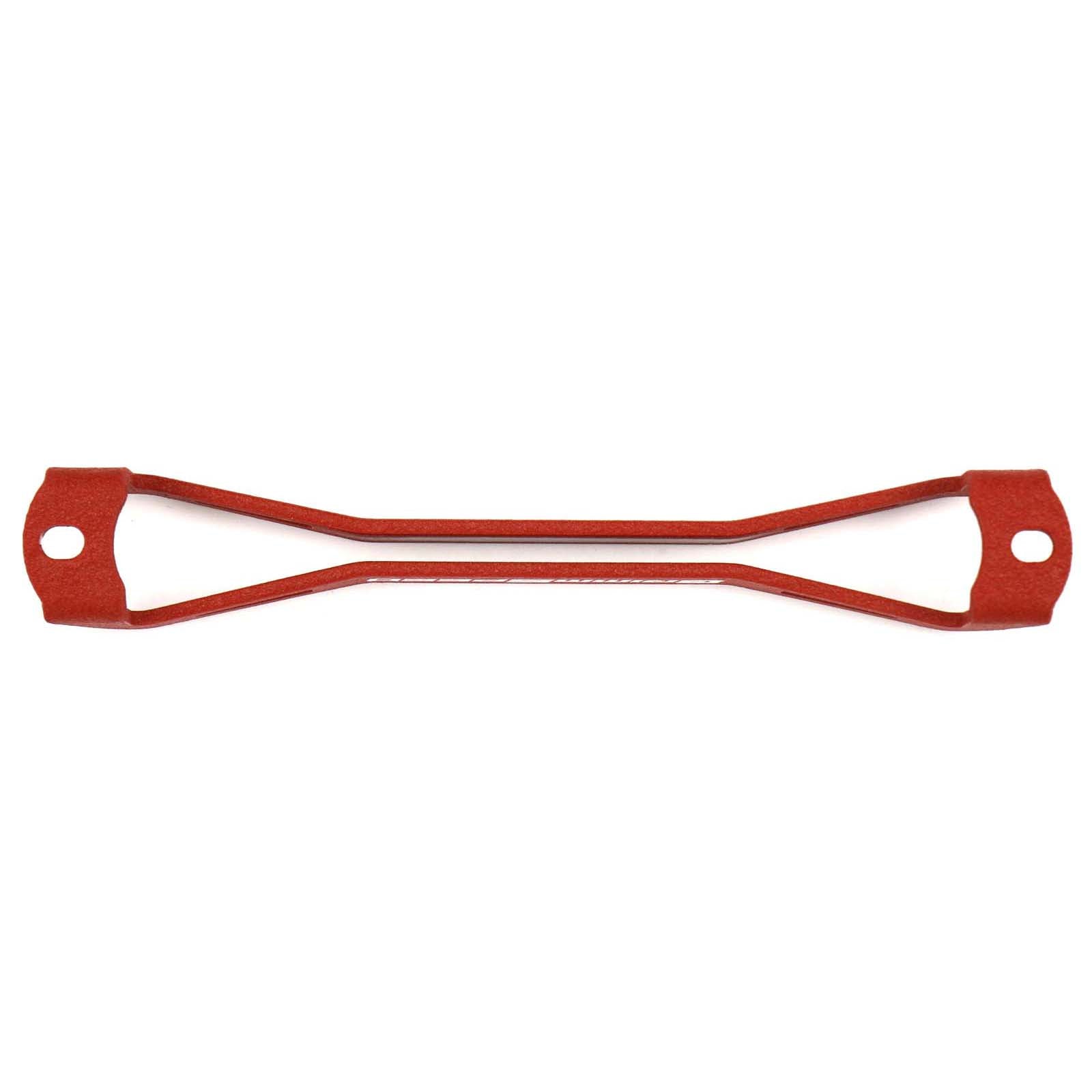 GrimmSpeed Lightweight Battery Tie Down Red - Subaru Models (inc. 2002+ WRX/STI)