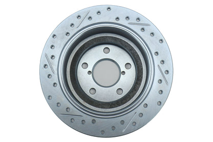 Stoptech C-Tek Sport Drilled and Slotted Rear Rotor Pair - Subaru Models (inc. 2002-2005 WRX)