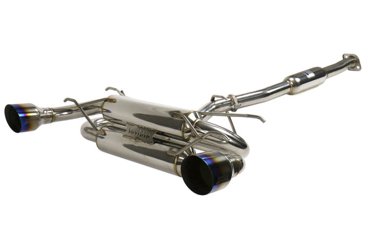 Invidia Gemini R400 Catback Exhaust System - Titanium Tips - 2013-2016 Scion FR-S / 2013-2020 Subaru BRZ / 2017-2020 Toyota 86