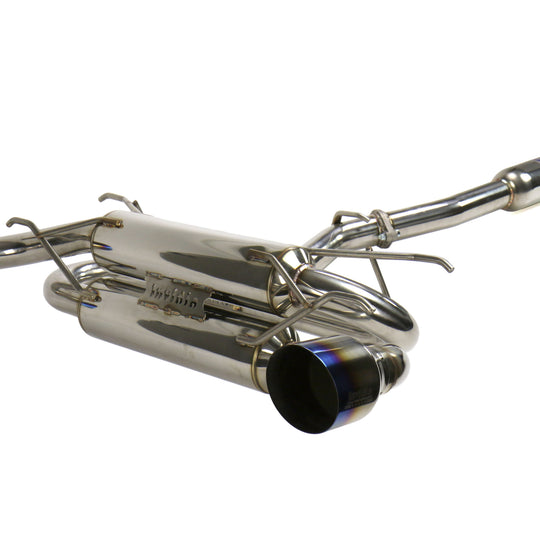 Invidia Gemini R400 Catback Exhaust System - Titanium Tips - 2013-2016 Scion FR-S / 2013-2020 Subaru BRZ / 2017-2020 Toyota 86