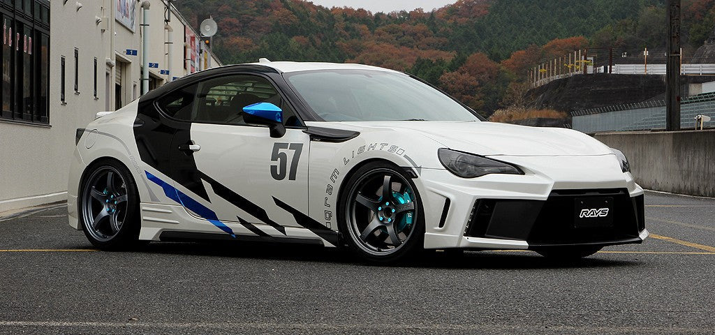 Rays Gram Lights 57CR Gun Blue II 18x9.5 +38mm 5x100 (Single Wheel) - 2013-2024 Subaru BRZ / Scion FR-S / Toyota GR86 / 2014-2018 Subaru Forester