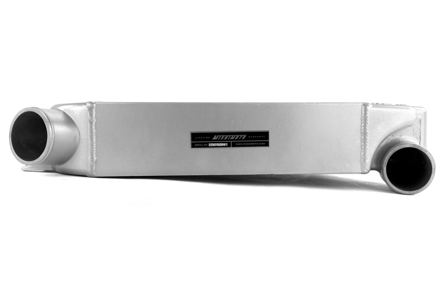 Mishimoto Race Top Mount Intercooler Kit Silver w/ Black Charge Pipe - 2015-2021 Subaru WRX