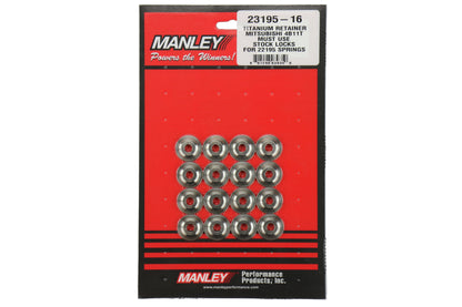 Manley Performance Titanium Spring Retainers - 2008-2015 Mitsubishi Evo X