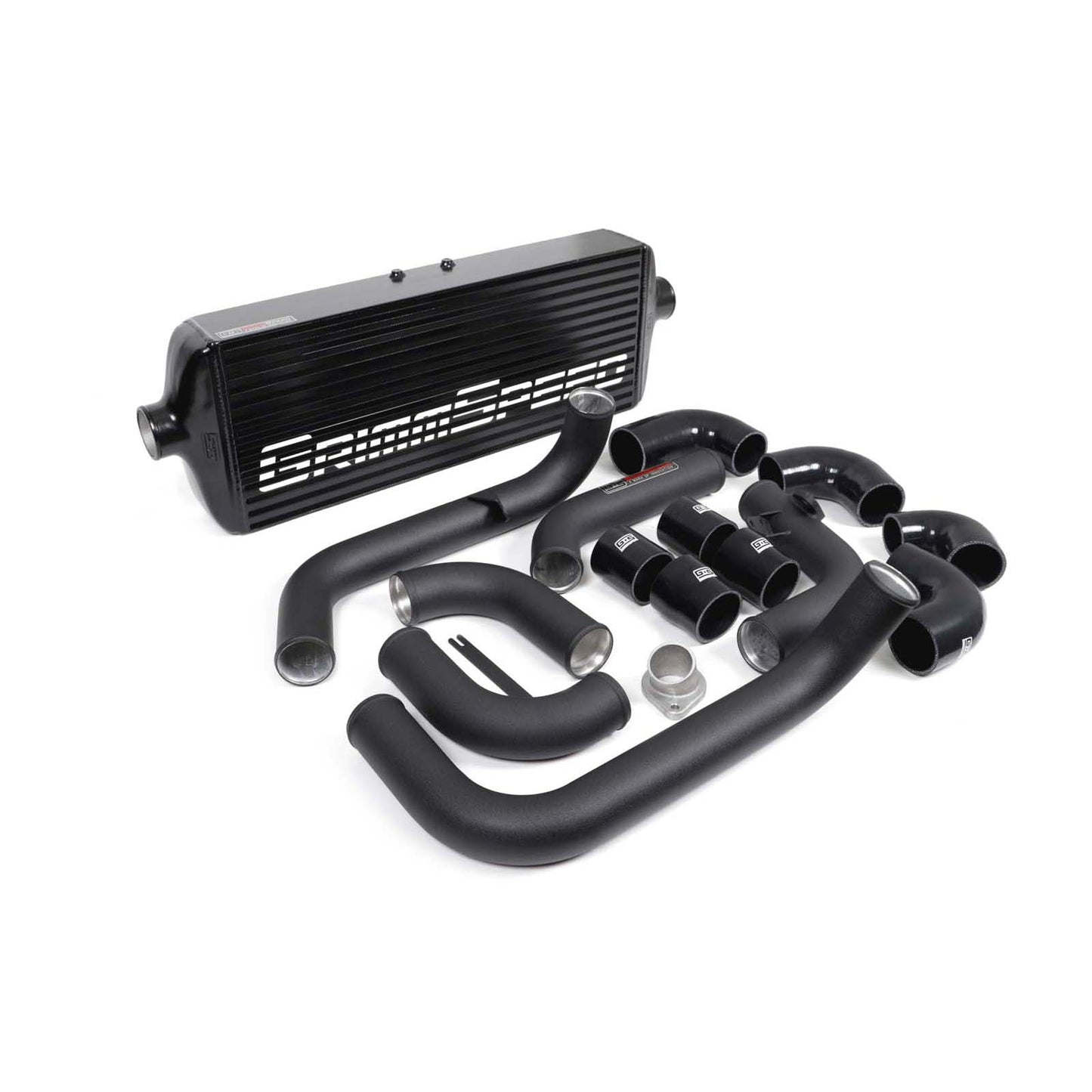 Grimmspeed Front Mount Intercooler Kit Black Core w/ Black Piping - 2008-2014 Subaru WRX / STI