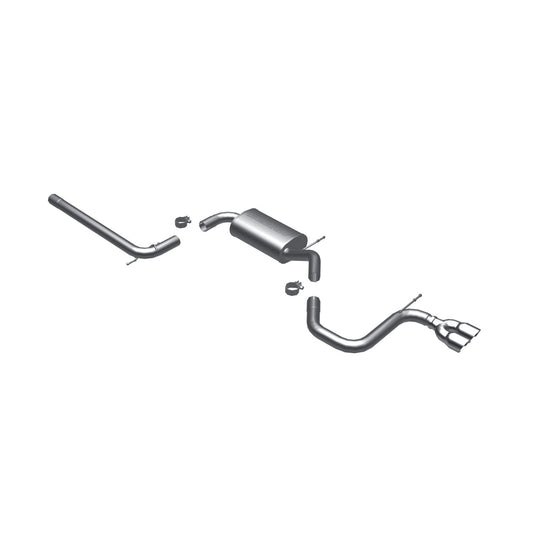 MagnaFlow Touring Series Cat Back Exhaust System - 2010-2014 Volkswagen Golf 2.5L (Mk6) / 2006-2009 Rabbit