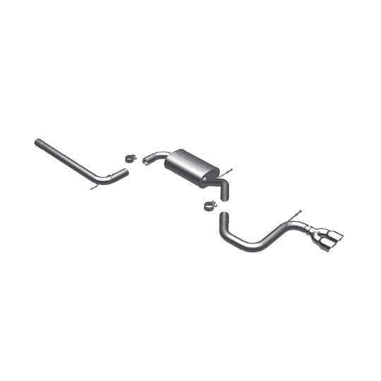 MagnaFlow Touring Series Cat Back Exhaust System - 2010-2014 Volkswagen Golf 2.5L (Mk6) / 2006-2009 Rabbit