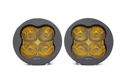 Diode Dynamics SS3 Sport Fog Light Kit (Yellow) - 2013-2016 Scion FR-S / 2015-2021 Subaru WRX / STI / 2013-2020 BRZ / 2016-2024 Crosstrek / 2014-2024 Forester / 2012-2024 Impreza / 2019-2024 Ascent