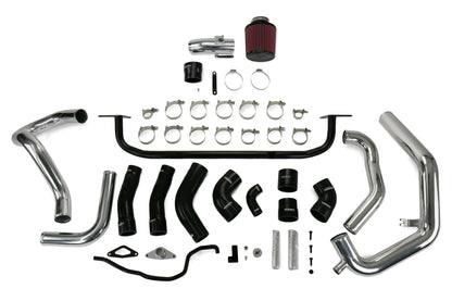 Mishimoto Front Mount Intercooler Black w/ Intake - 2015-2021 Subaru STI