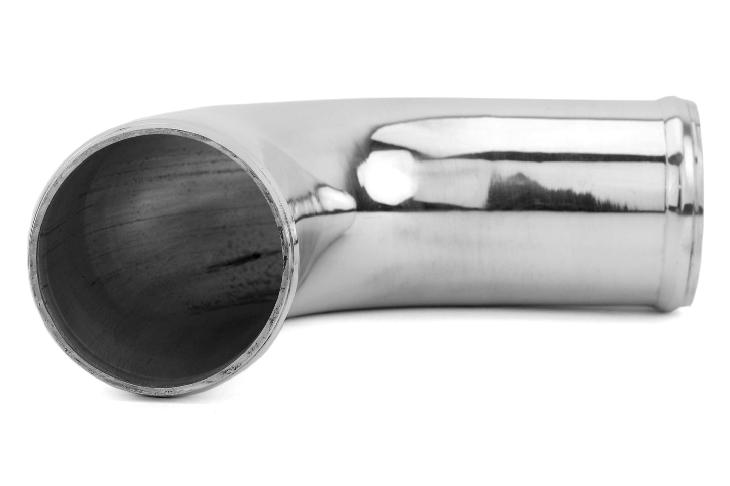 Mishimoto Lower Intercooler Pipe Blue - 2008-2015 Mitsubishi Evo X
