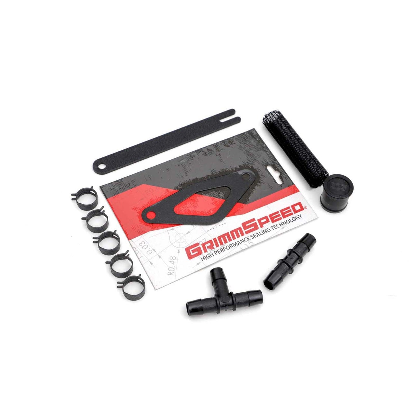 Grimmspeed Front Mount Intercooler Kit w/ Black Piping - 2008-2014 Subaru STI