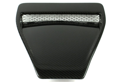 Seibon Carbon Fiber OE Style Hood Scoop - 2008-2015 Mitsubishi Evo X