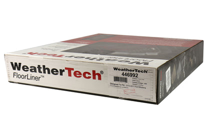 Weathertech Rear Floorliner Set Black - 2015-2017 Ford Mustang