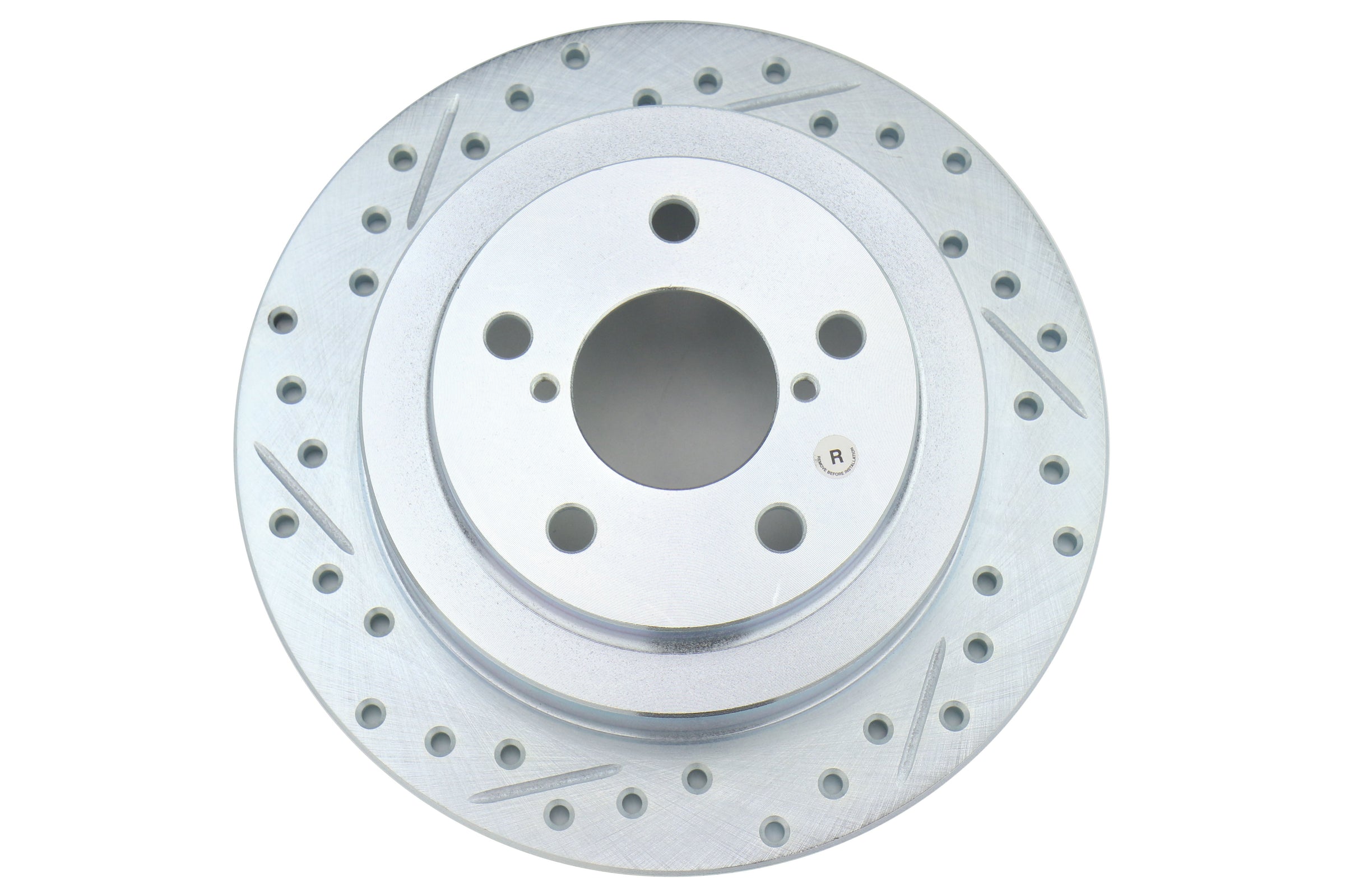 Stoptech C-Tek Sport Drilled and Slotted Rear Rotor Pair - Subaru Models (inc. 2002-2005 WRX)