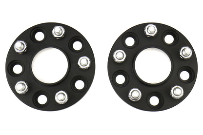 ISC Suspension Wheel Spacers 5x114.3 15mm Black Pair - Mitsubishi Models (inc. Evo X 2008+ / Evo 8/9 2003-2006)