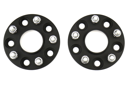 ISC Suspension Wheel Spacers 5x114.3 15mm Black Pair - Mitsubishi Models (inc. Evo X 2008+ / Evo 8/9 2003-2006)
