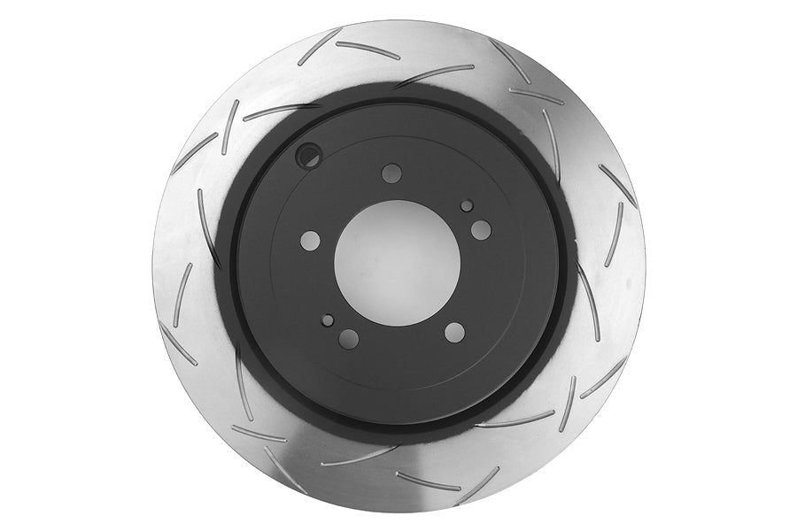 DBA 4000 Series T-Slot Slotted Rotor Pair Rear - 2008-2015 Mitsubishi Evo X