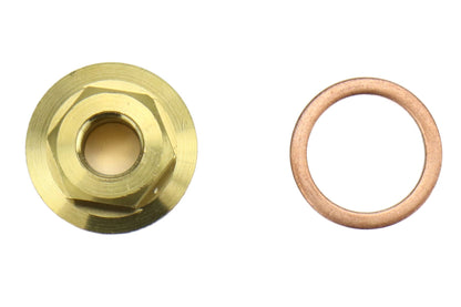 Torque Solution Oil Galley Plug M18x1.5 to 1/8 NPT Adapter - 2004-2021 Subaru WRX / STI / 1998-2014 Forester / 1993-2014 Impreza / 1990-2012 Legacy / 2005-2009 Outback
