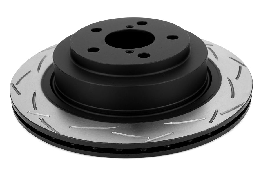 DBA 4000 Series T-Slot Slotted Rear Rotor Pair - Subaru Models (inc. 2006-2007 WRX / 2005-2009 Legacy GT)