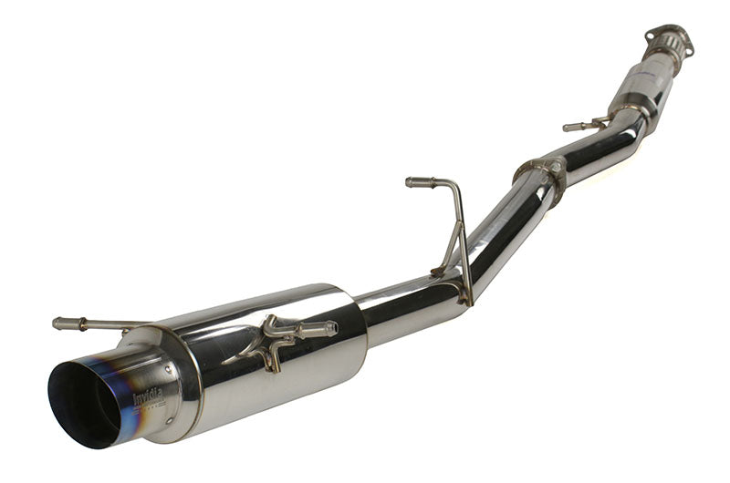 Invidia N1 Single Exit Cat Back Exhaust - Titanium Tip - 2002-2007 Subaru WRX/STI