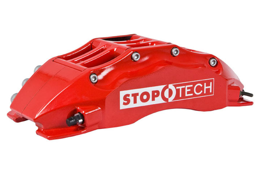 Stoptech ST-60 Big Brake Kit Front 355mm Red Slotted Rotors - 2005-2017 Subaru STI