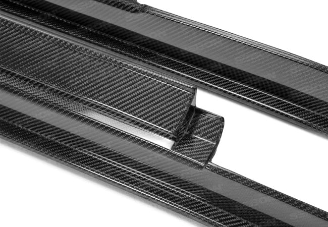 Seibon Carbon Fiber SS Style Side Skirts - 2011-2013 Nissan GT-R