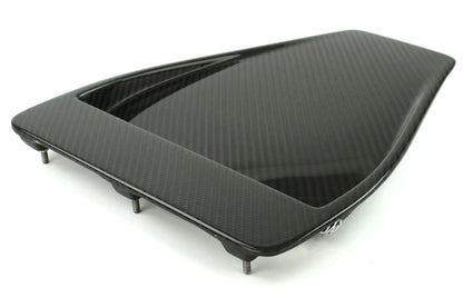 Seibon Carbon Fiber OE Style Hood Scoop - 2008-2015 Mitsubishi Evo X