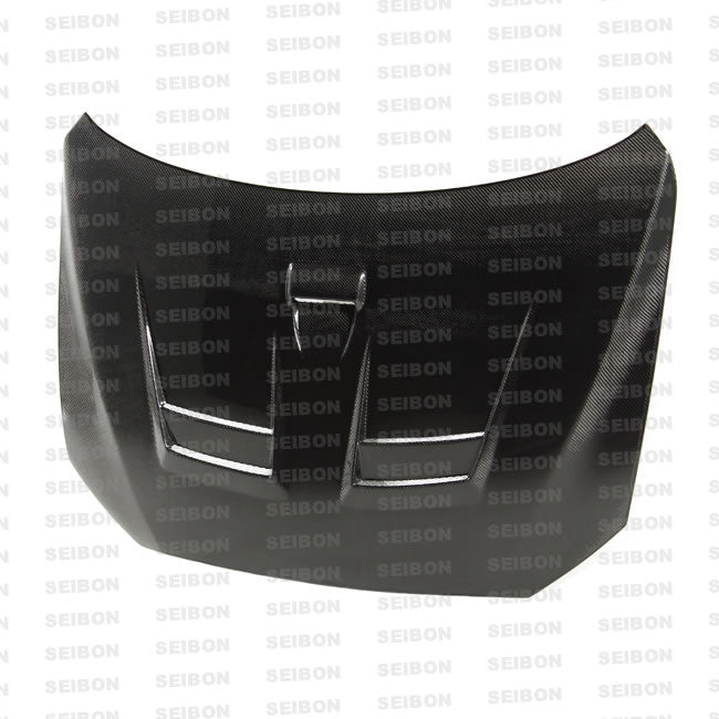 Seibon Carbon Fiber DV Style Hood - 2008-2009 Mitsubishi Lancer