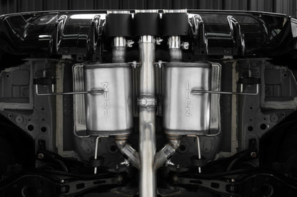 MBRP 23-24 Honda Civic Type R 2.0L T304 SS 3in Cat-Back Exhaust Triple Center Outlet w/ Carbon Tips (S49023CF)