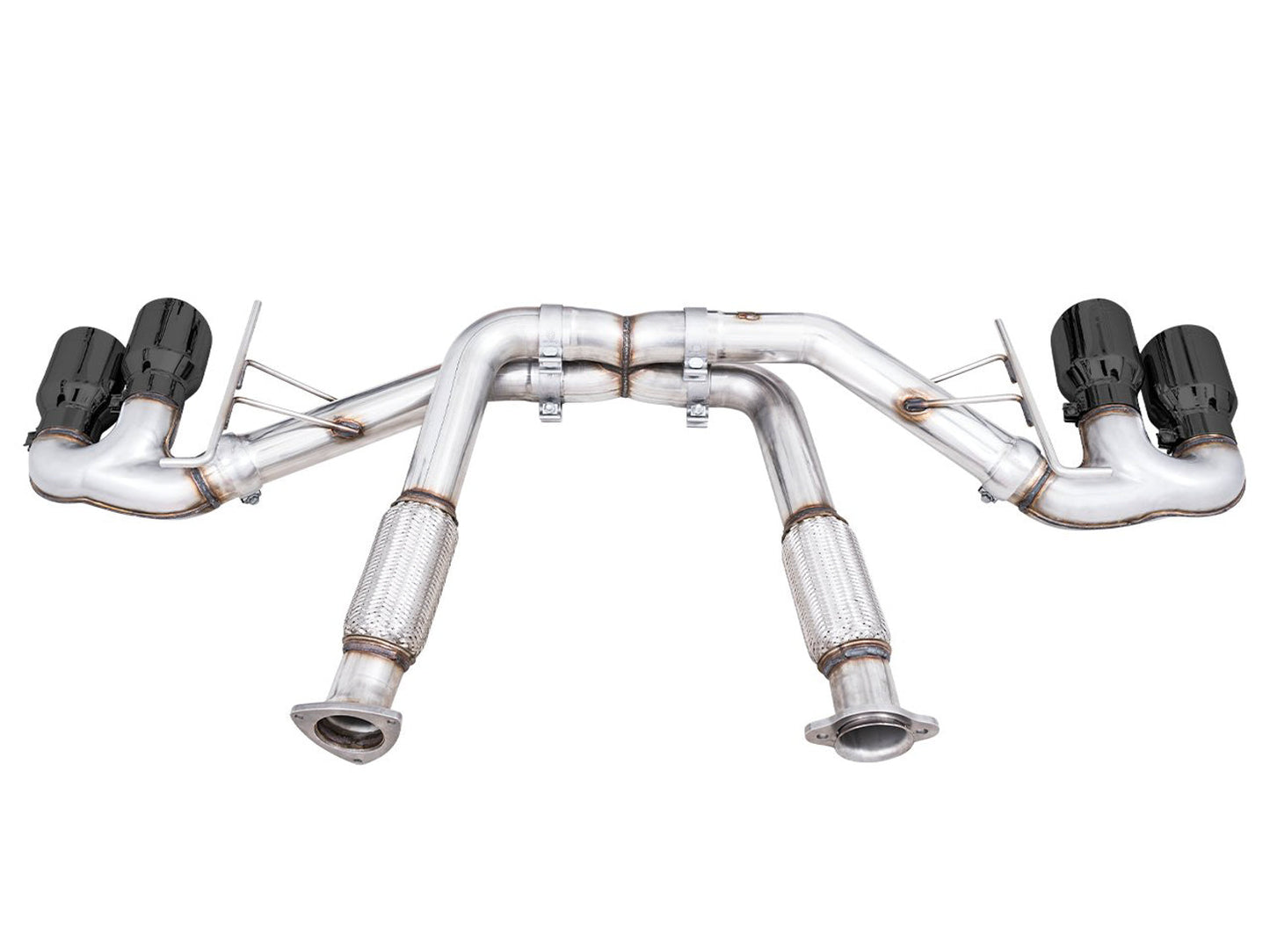 AWE Track Edition Exhaust for C8 Corvette -- Diamond Black Tips