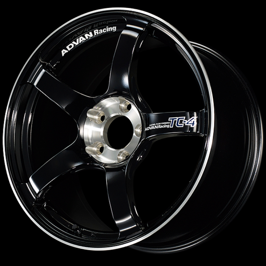 Advan TC-4 SE 18x9.5" +45 Offset  5x100 63mm Bore in Racing Gloss Black & Diamond Cut