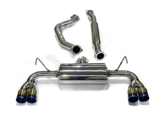 Agency Power 3 Catback Exhaust System w/ Titanium Tips - 2015-2021 Subaru WRX / 2015-2018 STI