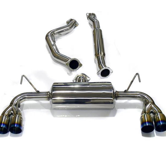 Agency Power 3 Catback Exhaust System w/ Titanium Tips - 2015-2021 Subaru WRX / 2015-2018 STI
