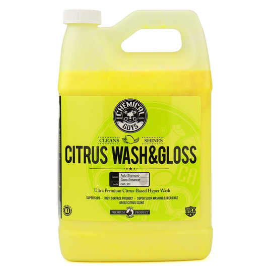 Chemical Guys Citrus Wash and Gloss Concentrated Car Wash (1 Gal) - Universal