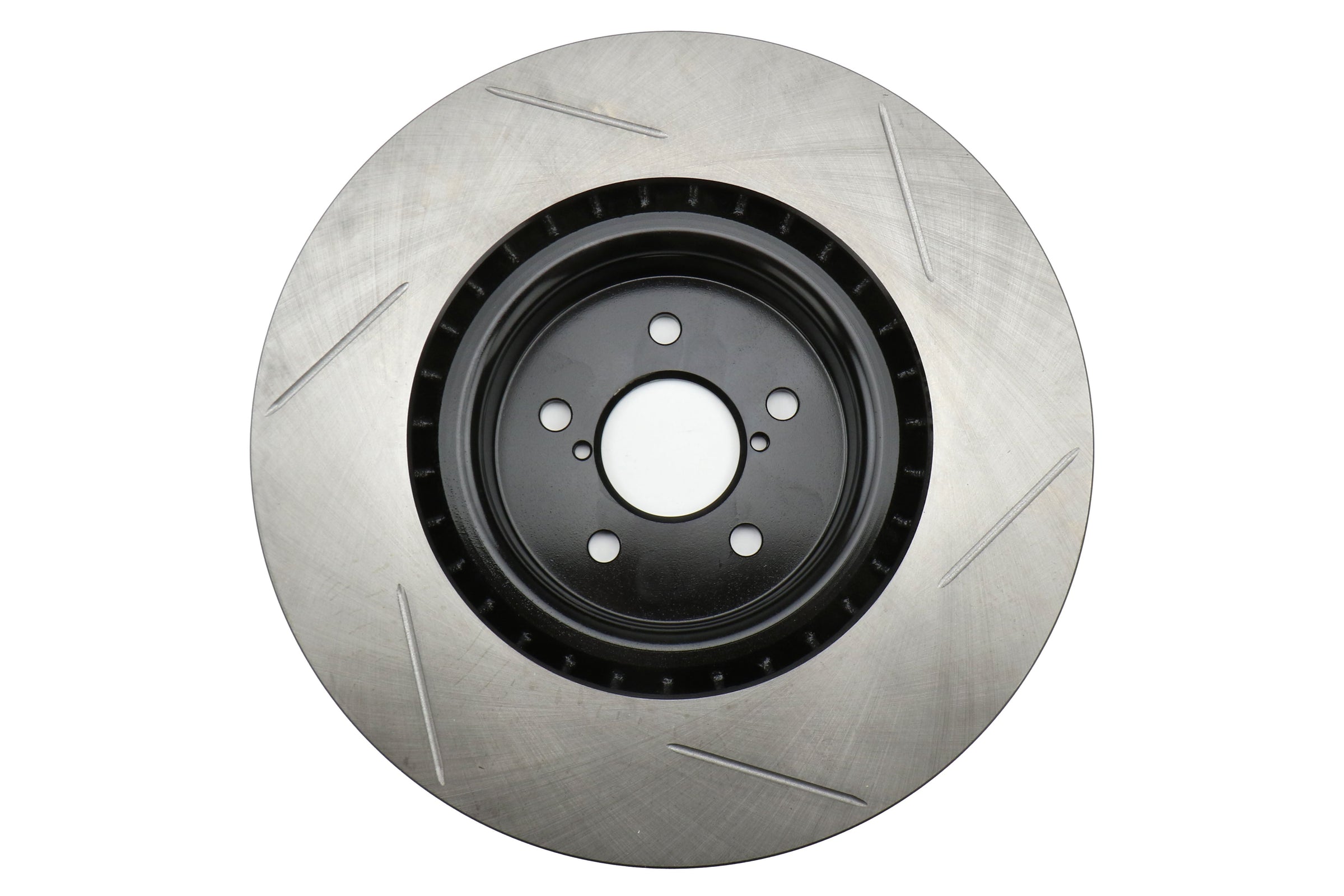 Stoptech Slotted Front Right Rotor Single - 2004 Subaru STI