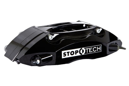 Stoptech ST-40 Big Brake Kit Front 328mm Black Zinc Drilled Rotors - Subaru Models (inc. 2002-2007 WRX)