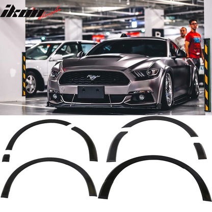 2015-2017 Ford Mustang Painted Front Rear 4 Wheel Street Fender Flares