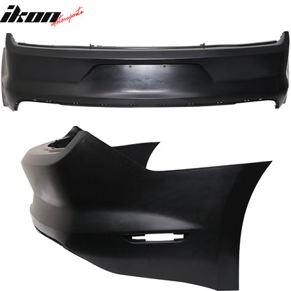 Fits 15-17 Mustang Premium Rear Bumper & R Spec 3 Pc Rear Diffuser