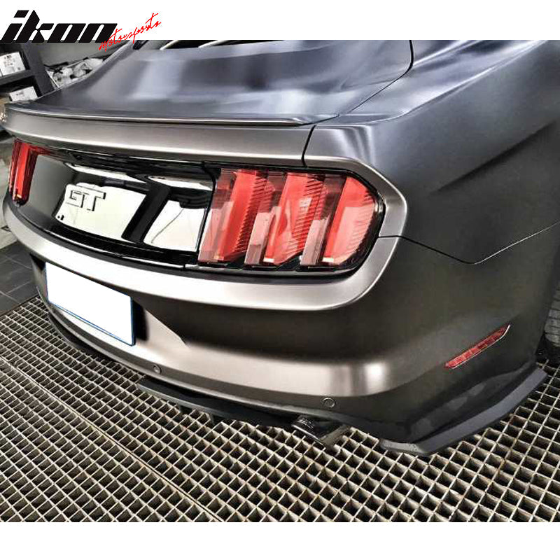 Fits 15-17 Mustang Premium Rear Bumper & R Spec 3 Pc Rear Diffuser