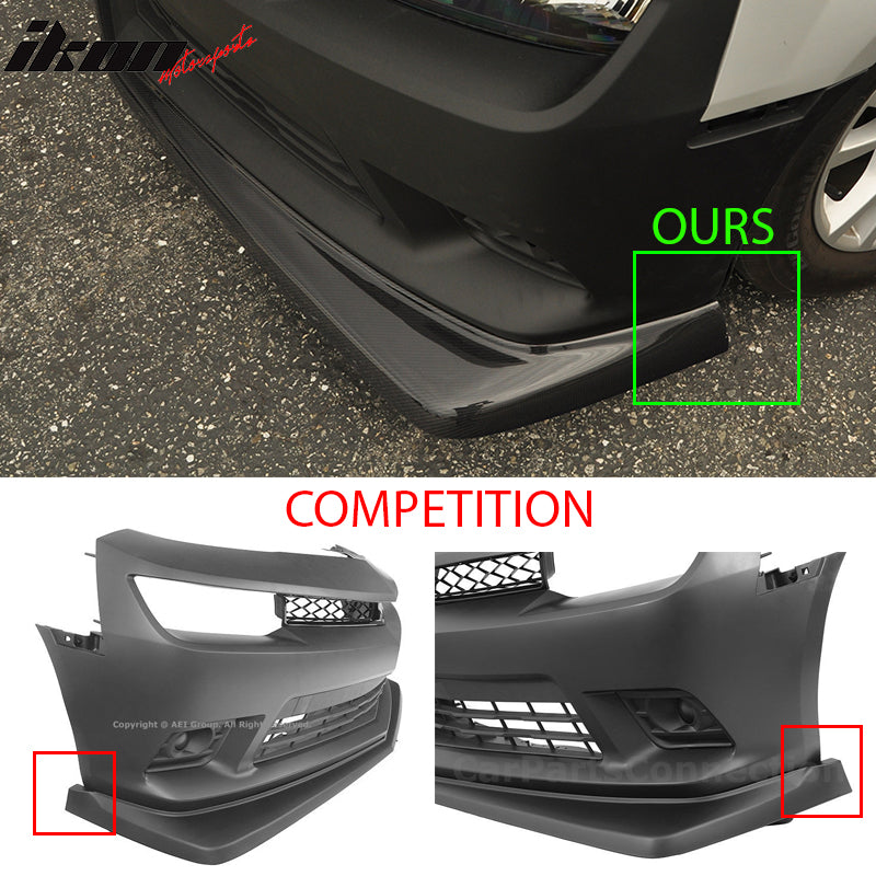 Fits 14-15 Camaro SS Z28 Front Bumper w/ Foglight & Grille Front Lip