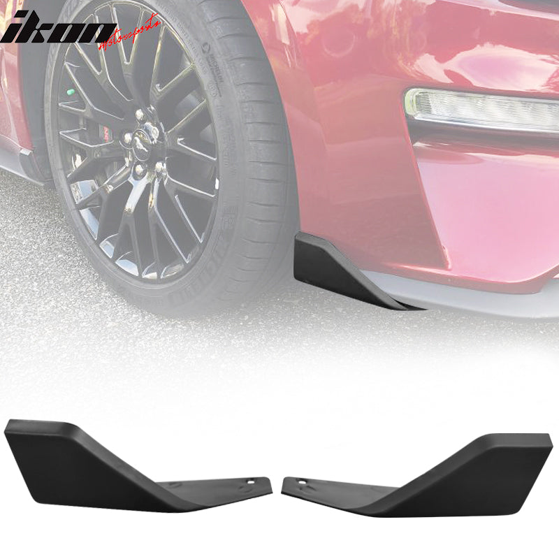 2015-2023 Ford Mustang GT Style Front Bumper Lip Spoiler Winglet PP