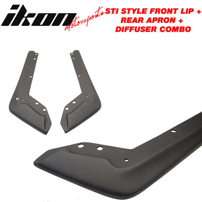2015-2021 Subaru WRX STI Front Lip + Rear Aprons + Rear Diffuser