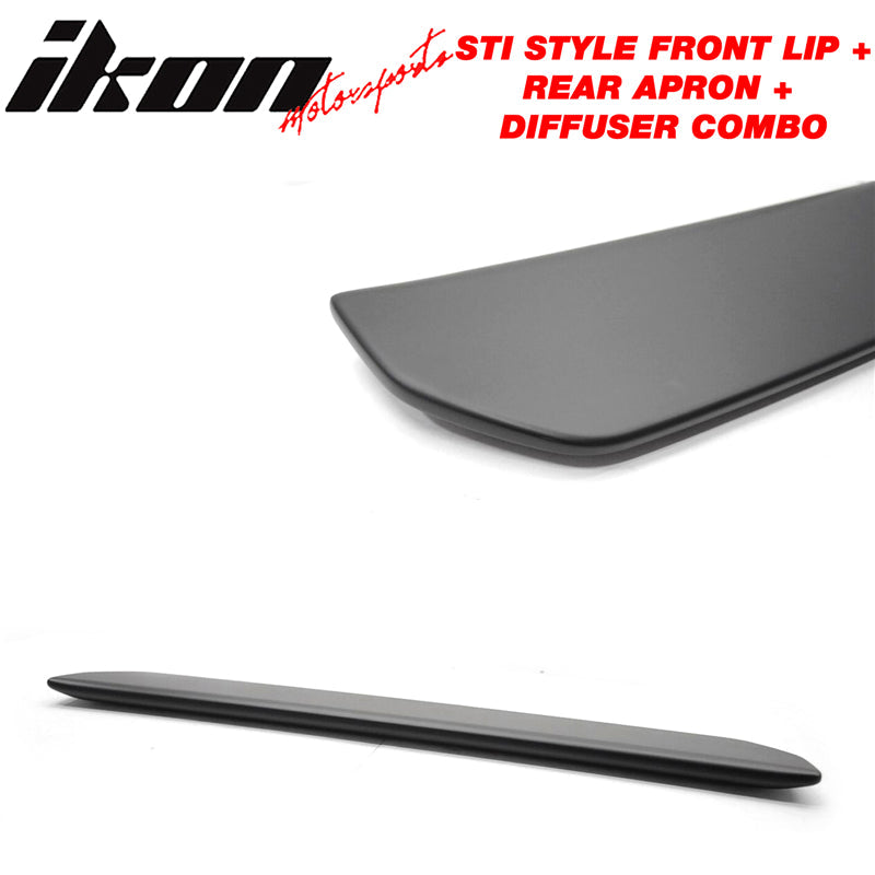 2015-2021 Subaru WRX STI Front Lip + Rear Aprons + Rear Diffuser