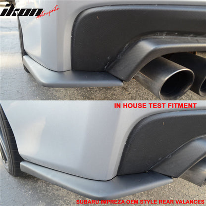 2015-2021 Subaru WRX STI V OE Style Front Rear Bumper Lip PP