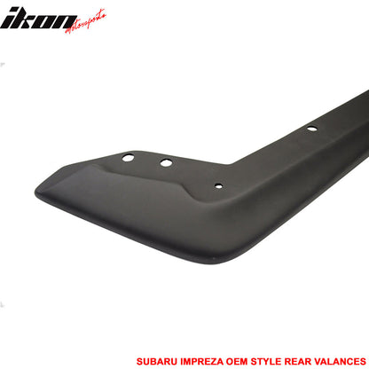 2015-2021 Subaru WRX STI Style Unpainted Rear Spat Valance Lip ABS