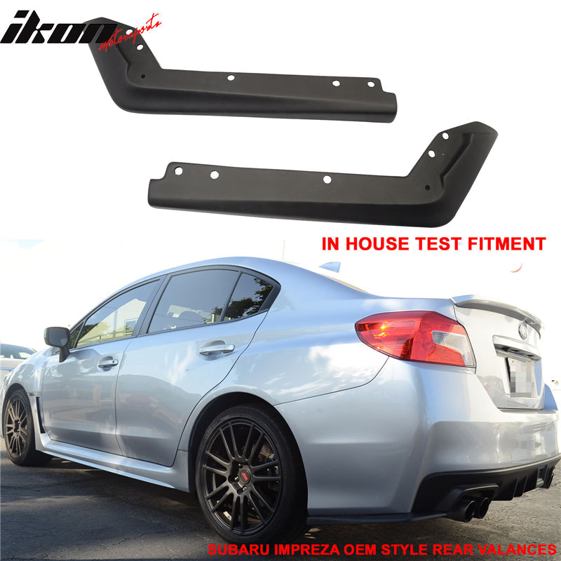 2015-2021 Subaru WRX STI V OE Style Front Rear Bumper Lip PP