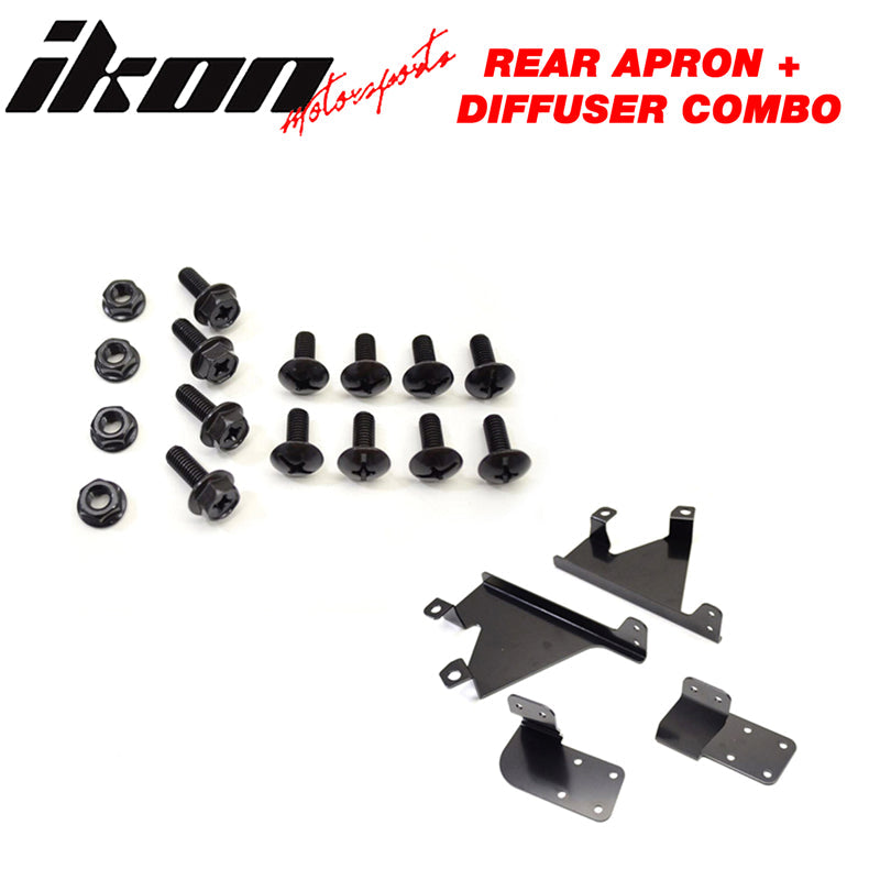 2015-2021 Subaru WRX STI Front Lip + Rear Aprons + Rear Diffuser