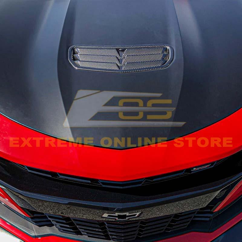 2019-24 Chevrolet Camaro Factory Style Dry Carbon Fiber Hood Vent