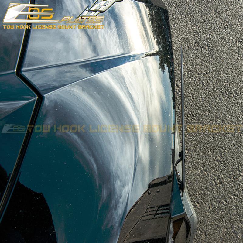 2020-Up Corvette C8 Tow Hook License Plate Adaptor
