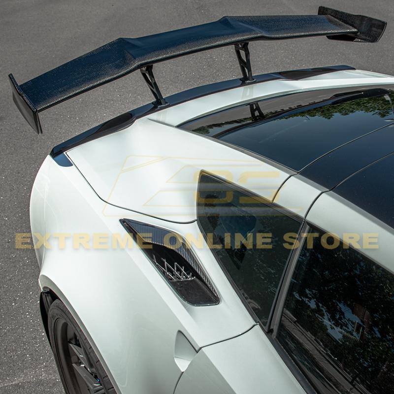 Corvette C7 DRY CARBON FIBER Rear Quarter Intake Vents