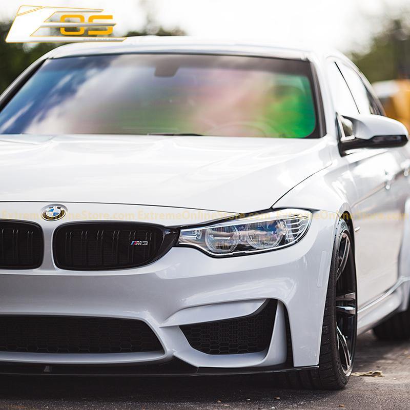 2015-20 BMW F82 M4 Carbon Fiber Front Splitter W/ Side Skirts